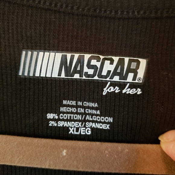 WOMEN'S Tony Stewart #14 Nascar Racing Black Tank Top Size XL - Picture 3 of 8